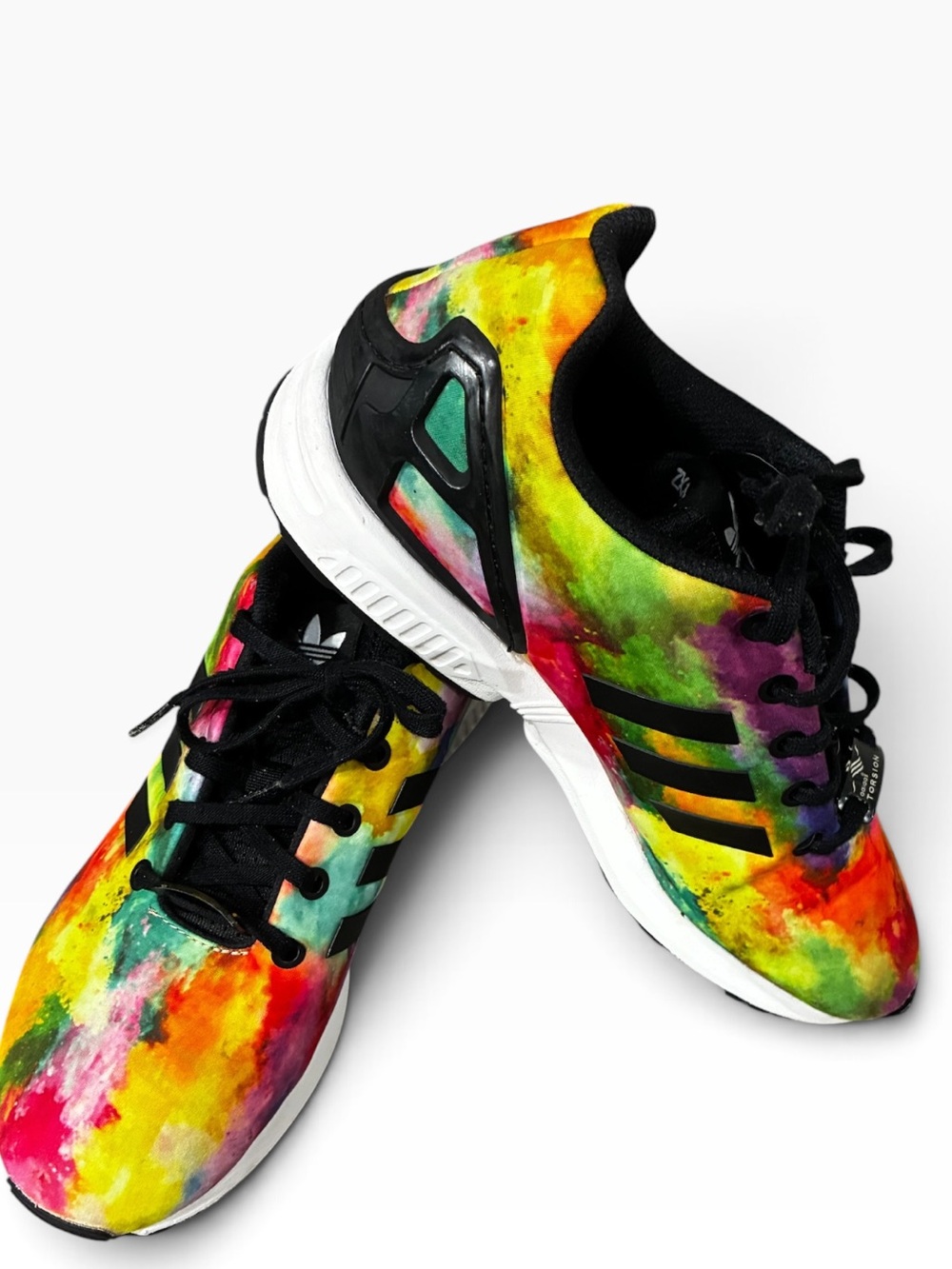 adidas Women's ZX Torsion Tie Dye Multicolor Athletic Shoe Size 7